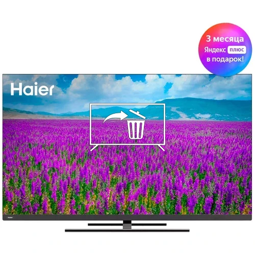 Desinstalar aplicaciones a Haier HAIER 55 SMART TV AX PRO