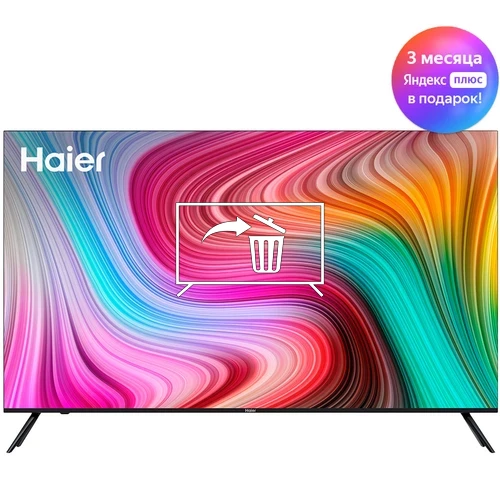 Uninstall apps on Haier HAIER 55 SMART TV MX NEW