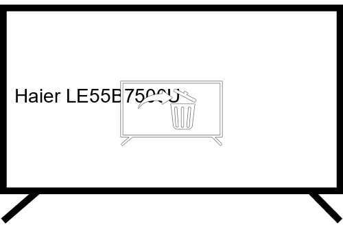 Uninstall apps on Haier LE55B7500U