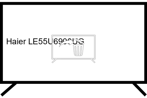 Uninstall apps on Haier LE55U6900UG