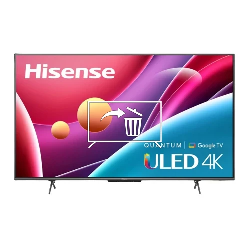 Desinstalar aplicaciones en Hisense 55U6H