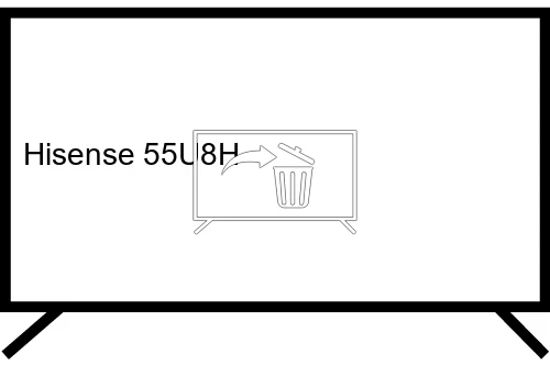 Uninstall apps on Hisense 55U8H