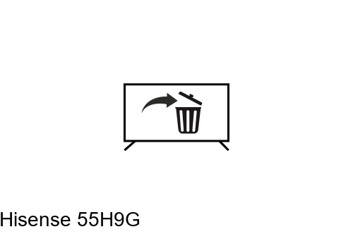 Desinstalar aplicaciones a Hisense 55H9G