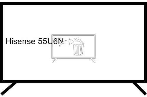 Uninstall apps on Hisense 55U6N