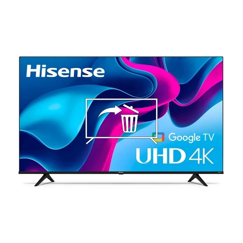 Desinstalar aplicaciones en Hisense 65A65K