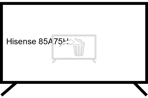 Désinstaller des applications sur Hisense 85A75H