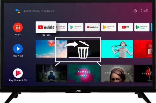 Désinstaller des applications sur JVC LT-24VAH300S