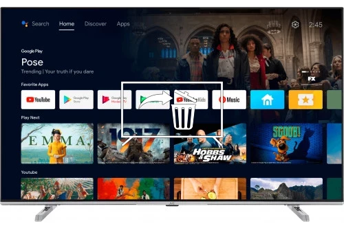 Désinstaller des applications sur JVC LT-43VA7100