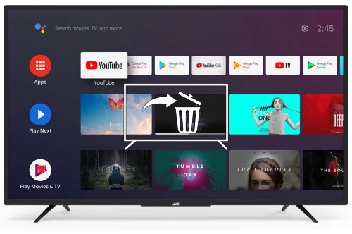 Uninstall apps on JVC LT-43VAF3000