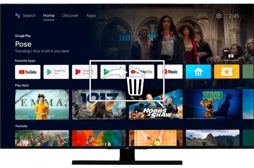 Uninstall apps on JVC LT-43VAQ6100