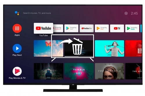 Uninstall apps on JVC LT-58VA8000