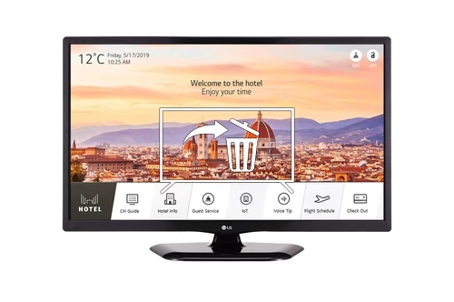 Desinstalar aplicaciones a LG 24LT661HBZA