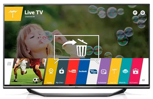 Uninstall apps on LG 40UF7707
