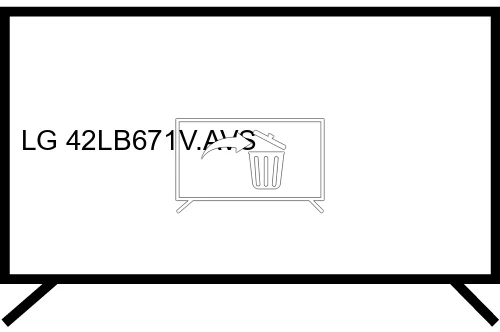 Desinstalar aplicaciones en LG 42LB671V.AVS