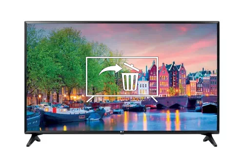 Uninstall apps on LG 43LJ594V