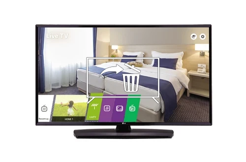 Uninstall applications on LG 43LV661H