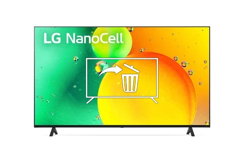 Desinstalar aplicaciones a LG 43NANO753QC