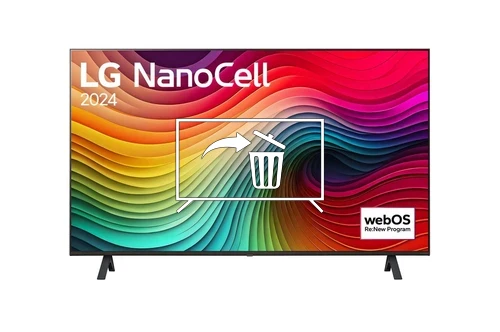 Desinstalar aplicaciones a LG 43NANO82T3B