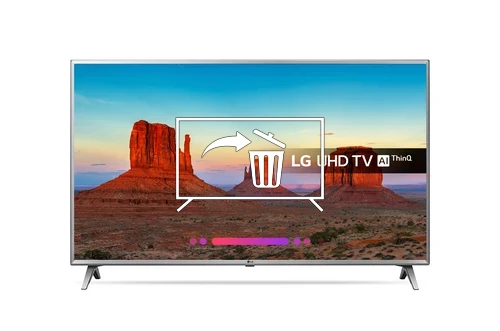 Desinstalar aplicaciones a LG 43UK6500MLA