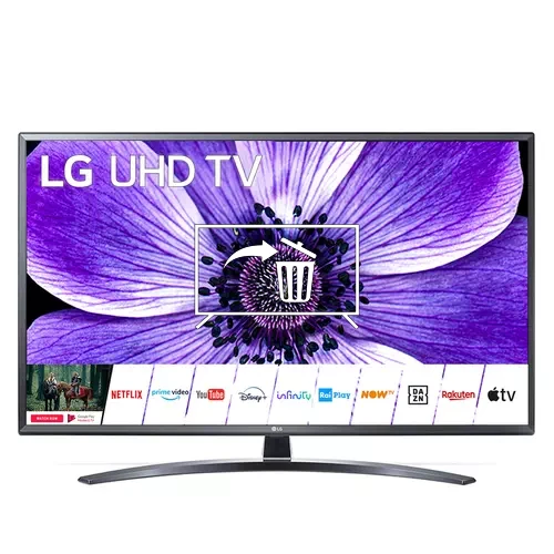 Uninstall apps on LG 43UN74006LB