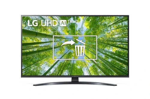 Uninstall apps on LG 43UQ81006LB