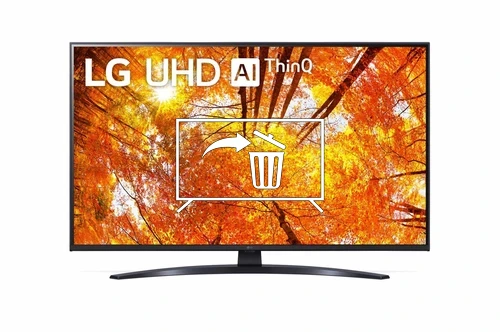 Desinstalar aplicaciones en LG 43UQ91009