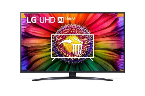 Désinstaller des applications sur LG 43UR81006LJ