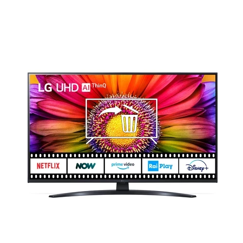 Désinstaller des applications sur LG 43UR81006LJ.API