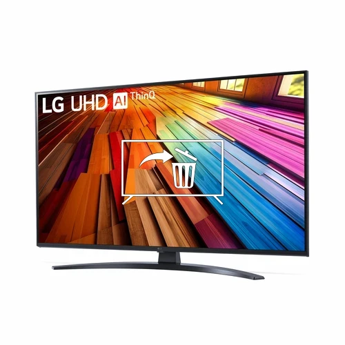 Desinstalar aplicaciones a LG 43UT81006LA