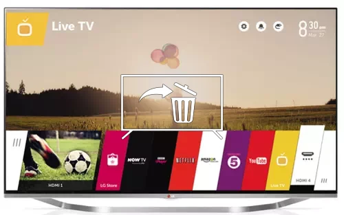 Uninstall apps on LG 47LB700V