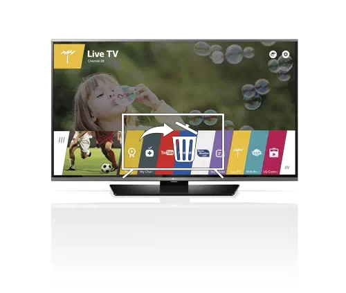 Uninstall apps on LG 49LF630V