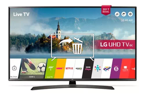 Desinstalar aplicaciones a LG 49UJ634V