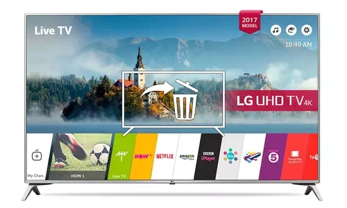 Desinstalar aplicaciones a LG 49UJ651V