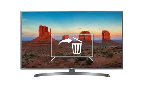 Uninstall apps on LG 50UK6750PLD