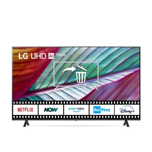 Uninstall apps on LG 50UR78006LK.API