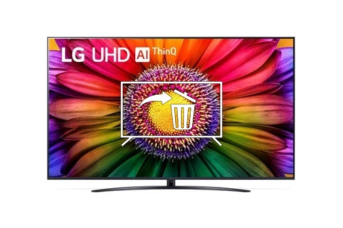 Desinstalar aplicaciones a LG 50UR81003LJ