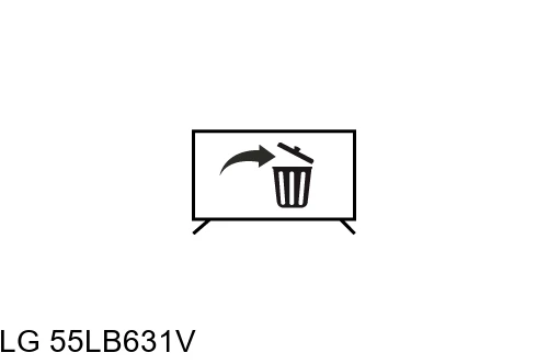 Désinstaller des applications sur LG 55LB631V