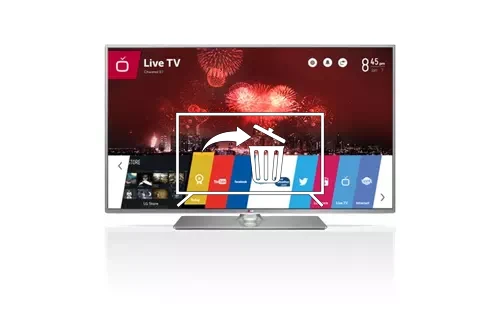 Uninstall apps on LG 55LB650V