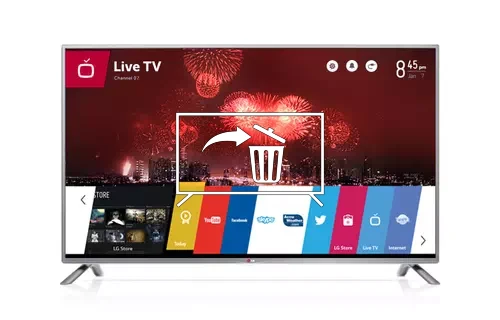 Desinstalar aplicaciones a LG 55LB652V