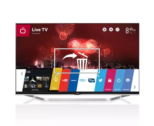 Désinstaller des applications sur LG 55LB730V