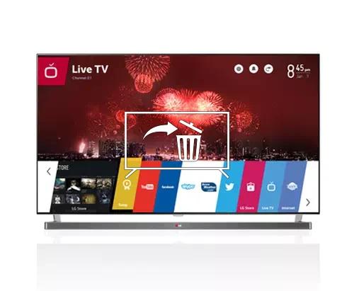 Désinstaller des applications sur LG 55LB870V