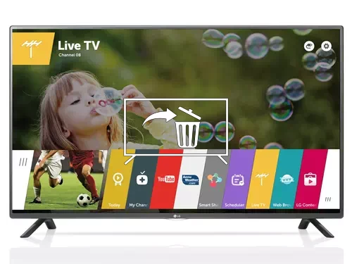 Uninstall apps on LG 55LF592V