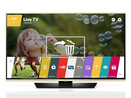 Uninstall apps on LG 55LF631V