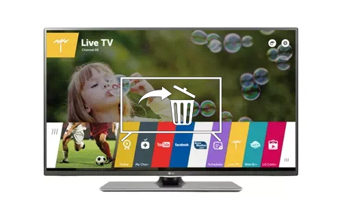 Uninstall apps on LG 55LF652V