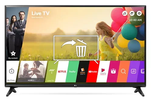 Désinstaller des applications sur LG 55LJ5500