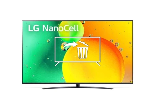 Desinstalar aplicaciones a LG 55NANO763QA