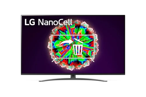 Desinstalar aplicaciones en LG 55NANO81ANA