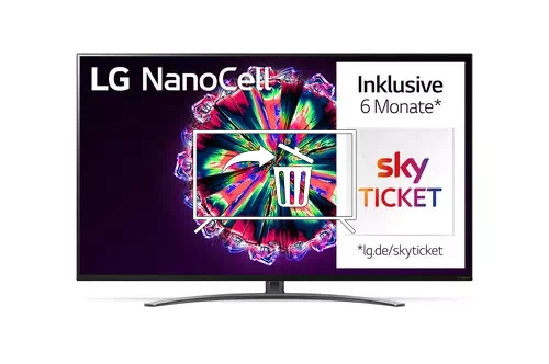 Desinstalar aplicaciones en LG 55NANO867NA