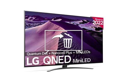 Desinstalar aplicaciones en LG 55QNED876QB