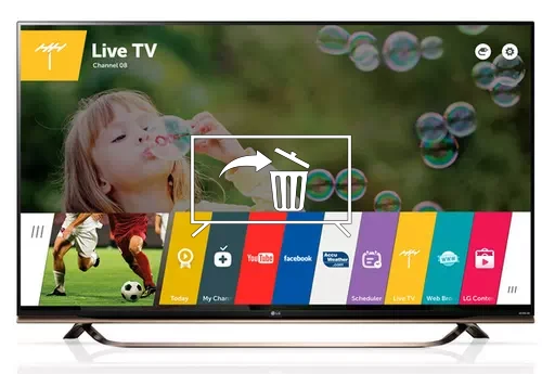 Desinstalar aplicaciones a LG 55UF8607